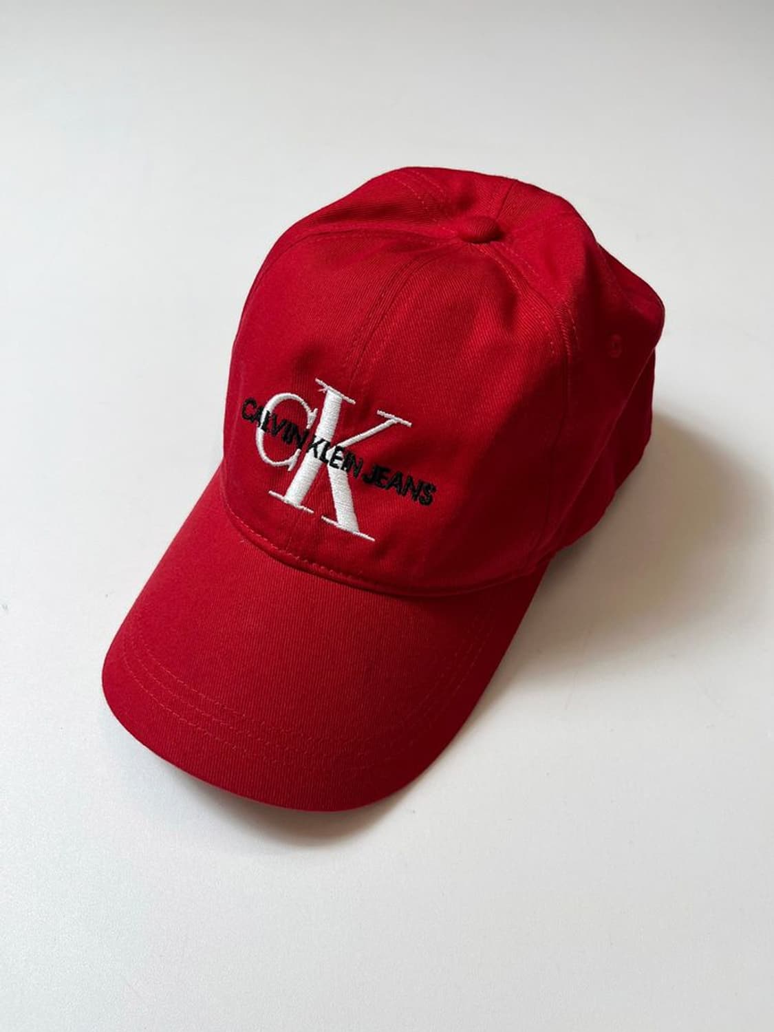 CK 캘빈클라인 모노그램 엠브로이더리 볼캡 Q1441 상품이미지1