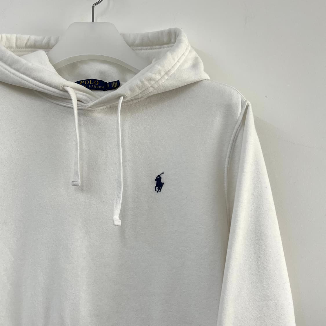 폴로 랄프로렌 신형 네이비 포니 화이트 후드티 상품이미지4