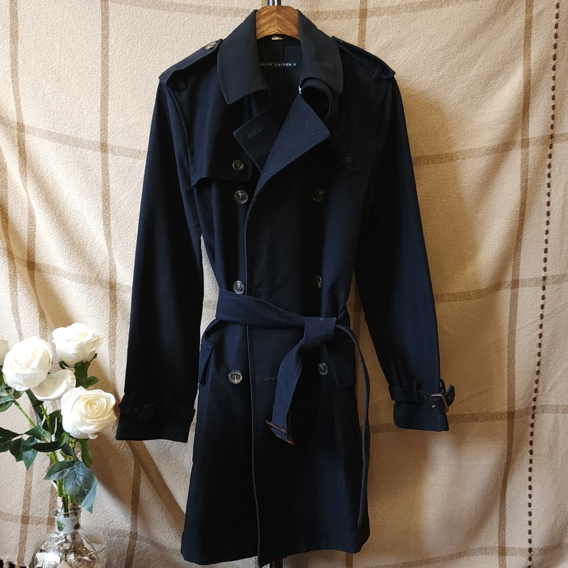 폴로 랄프로렌 여성용 더블 트렌치 코트 10 상품이미지1