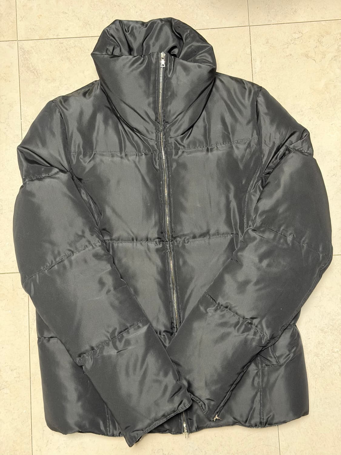 비리디안느 하이넥 블랙 다운 패딩 48 상품이미지1