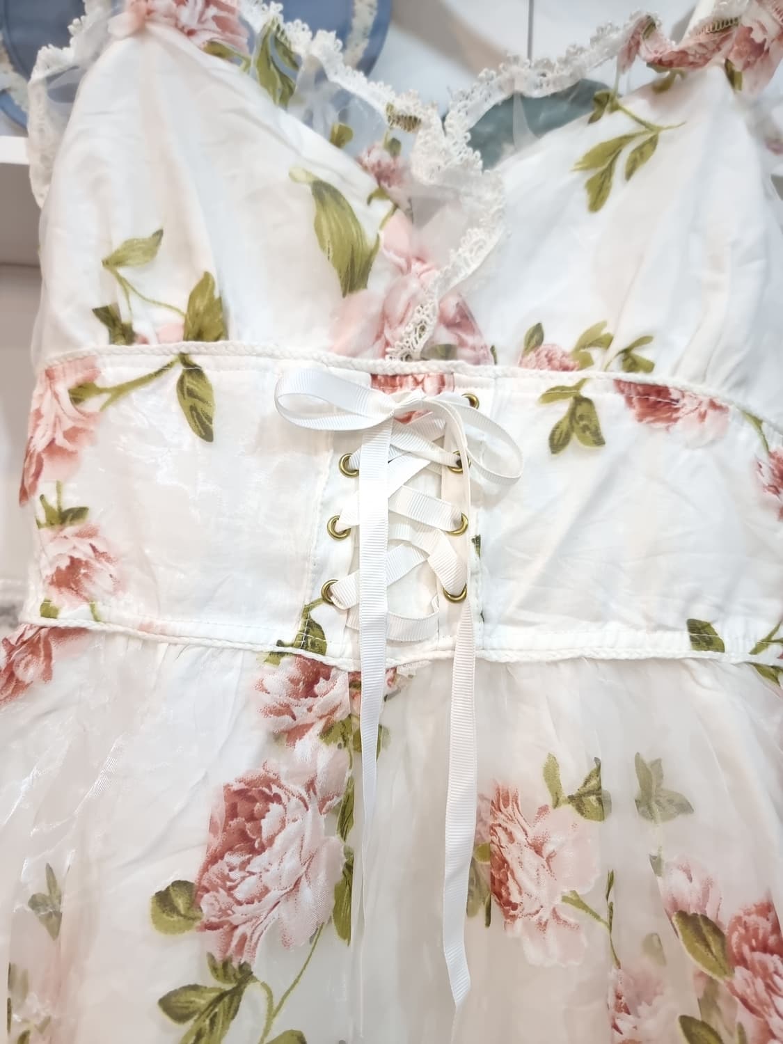 Liz Lisa(리즈리사) 로즈 플라워 쉬폰 원피스 상품이미지2