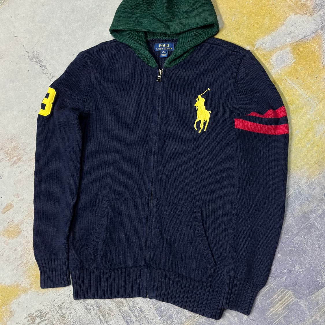 폴로랄프로렌 후드집업니트  상품이미지1