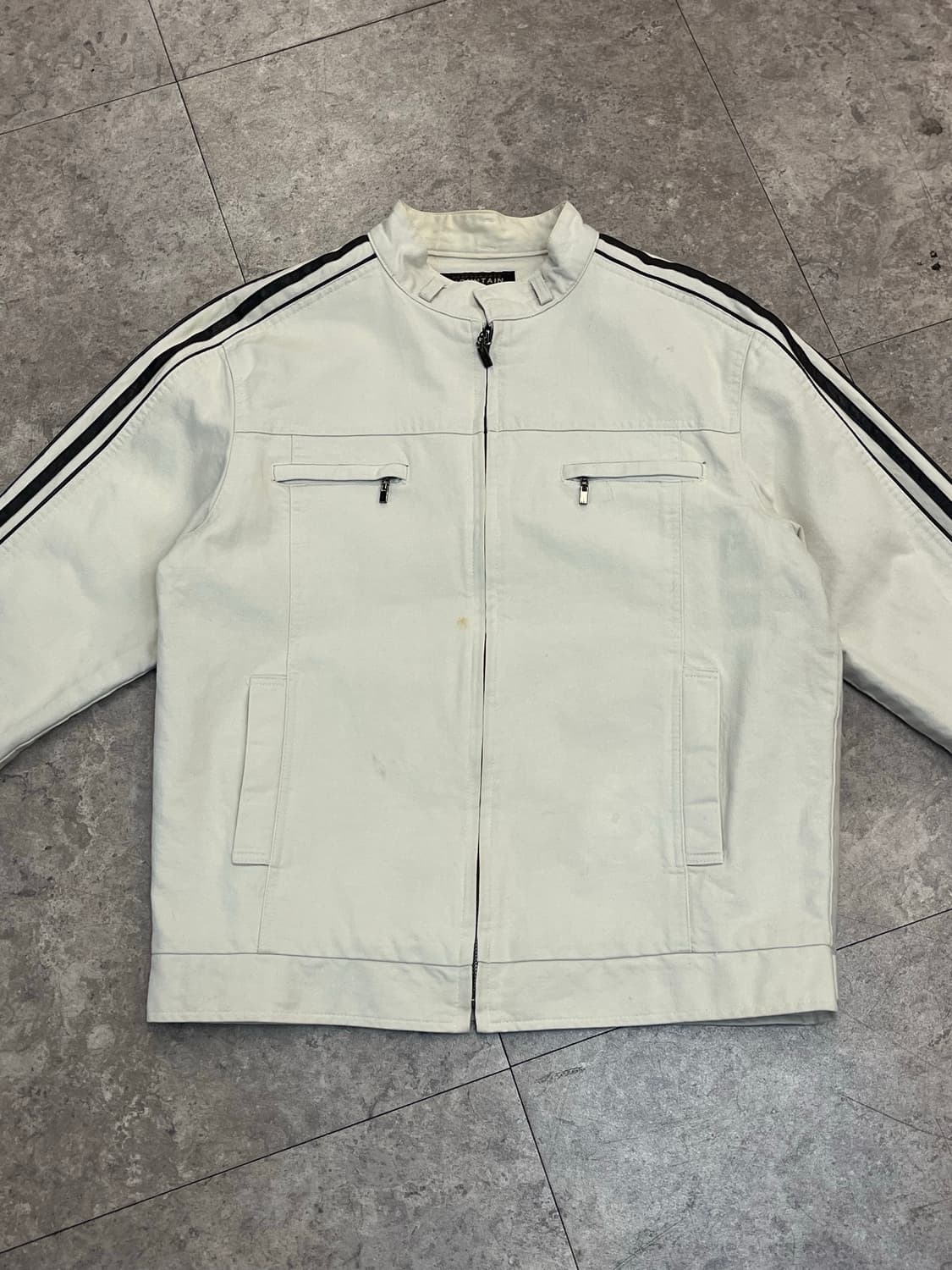 빈티지 바이커 자켓 아이보리 #csz2793 상품이미지4
