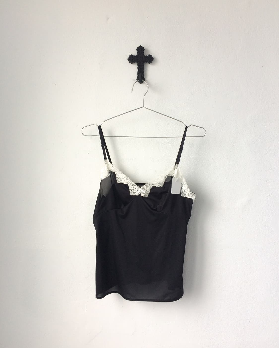 Lace trimming sleeveless 상품이미지2