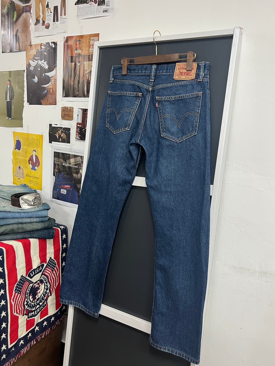 00s Levis 리바이스 505 스트레이트 핏 데님 팬츠 상품이미지1