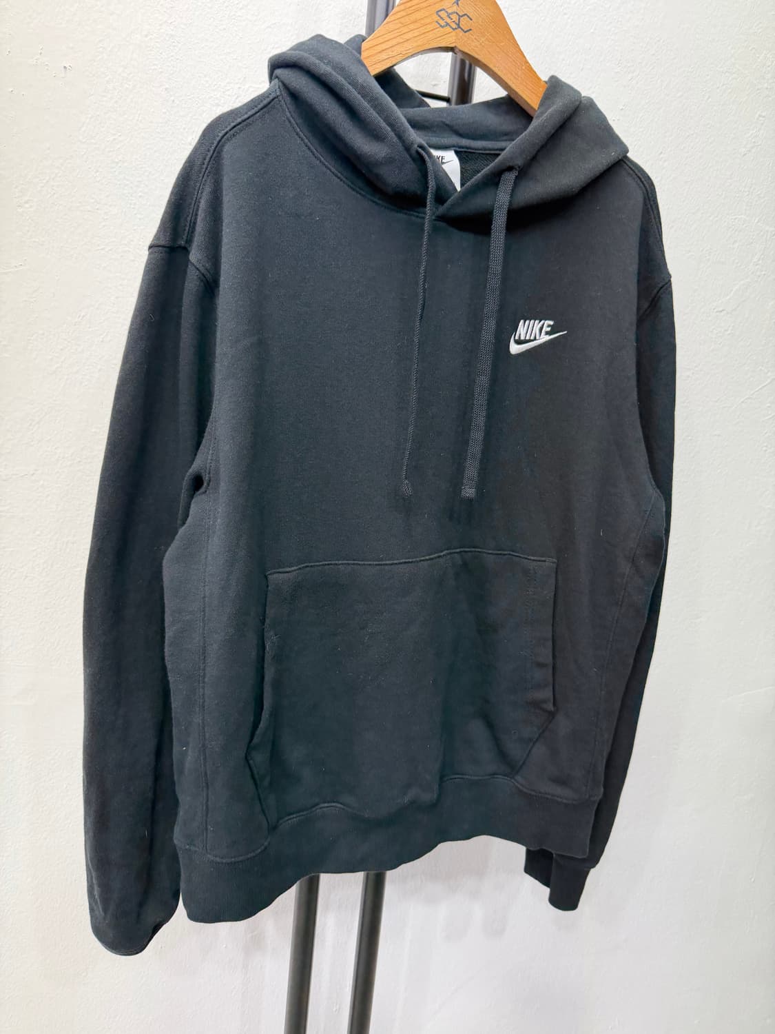 정품) 나이키 블랙 후드티 S 상품이미지2