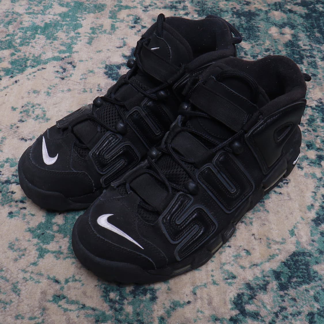 Supreme 슈프림 나이키 업템포 블랙 260 상품이미지1