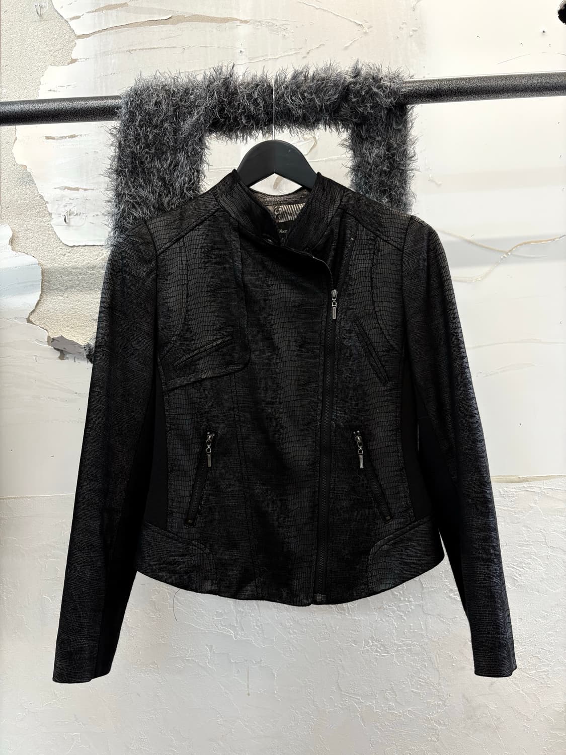 black oblique jacket 상품이미지2