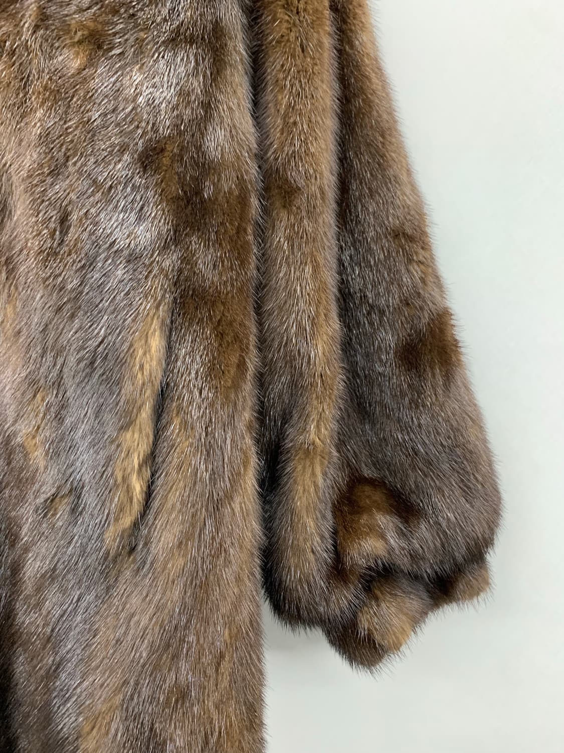 사가 밍크 테디 브라운 코트 상품이미지6