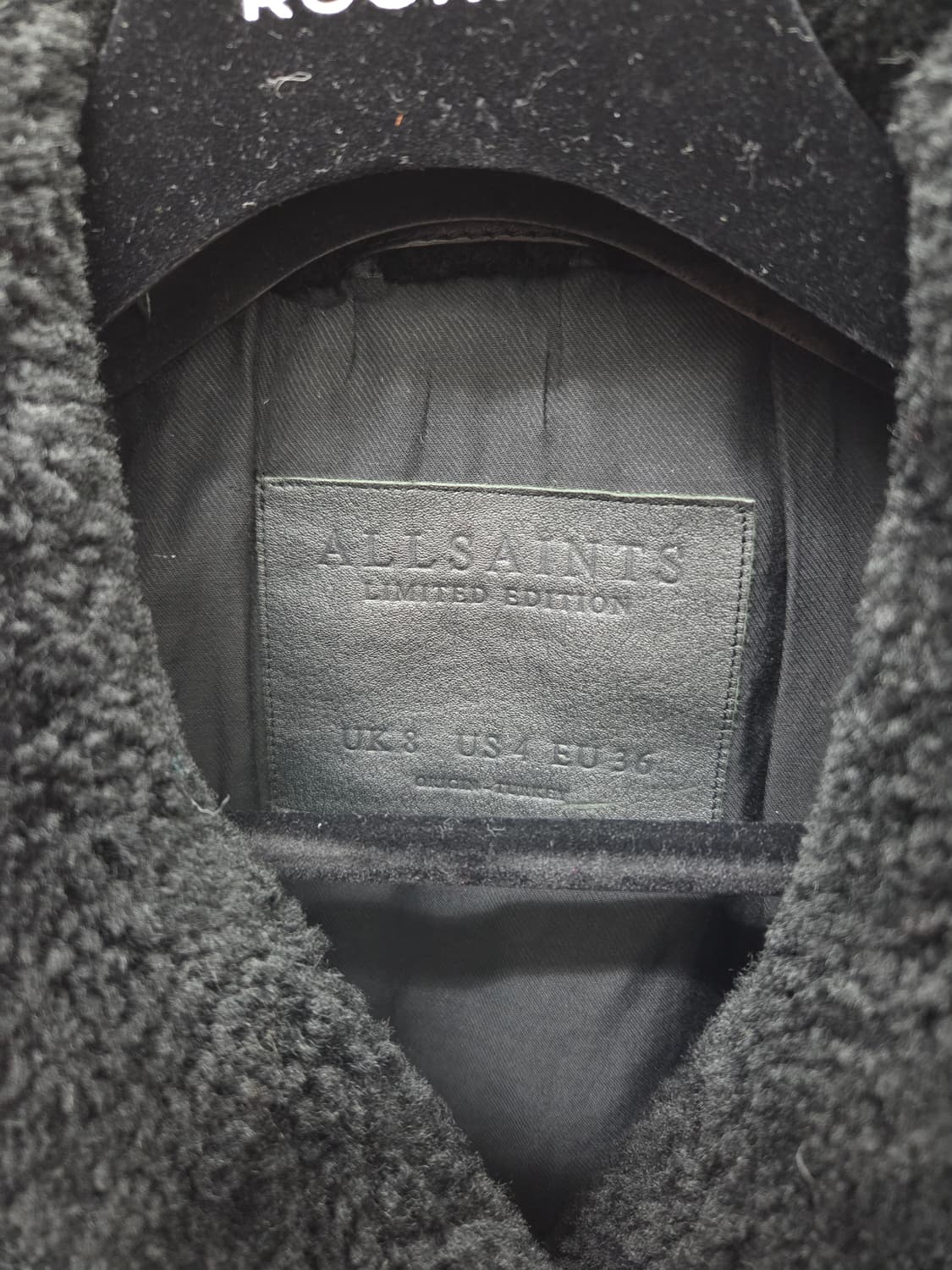 올세인츠 시어링 바이커 가죽 자켓 상품이미지2