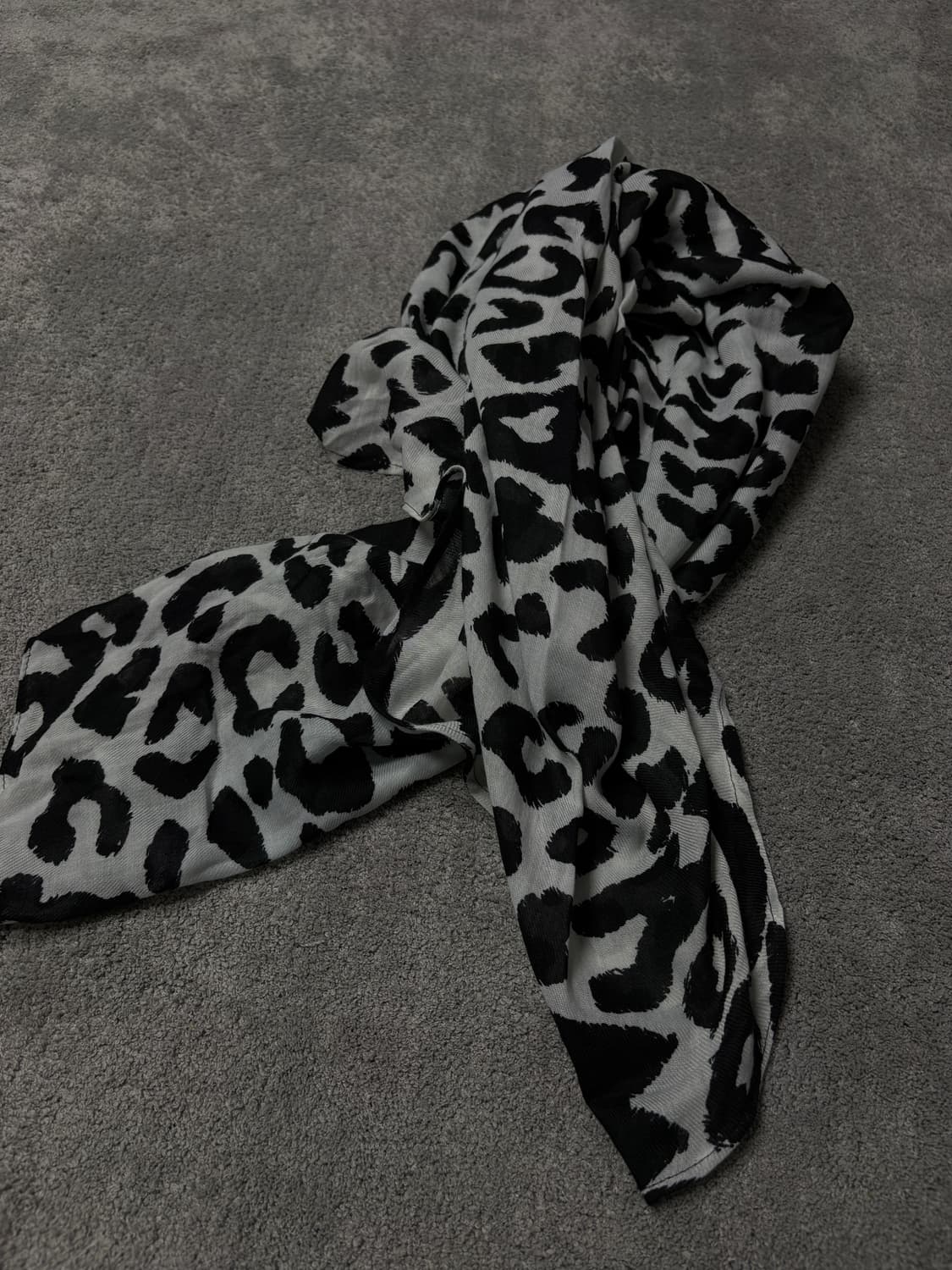 Vintage vkei punk mood leopard scarf 상품이미지2