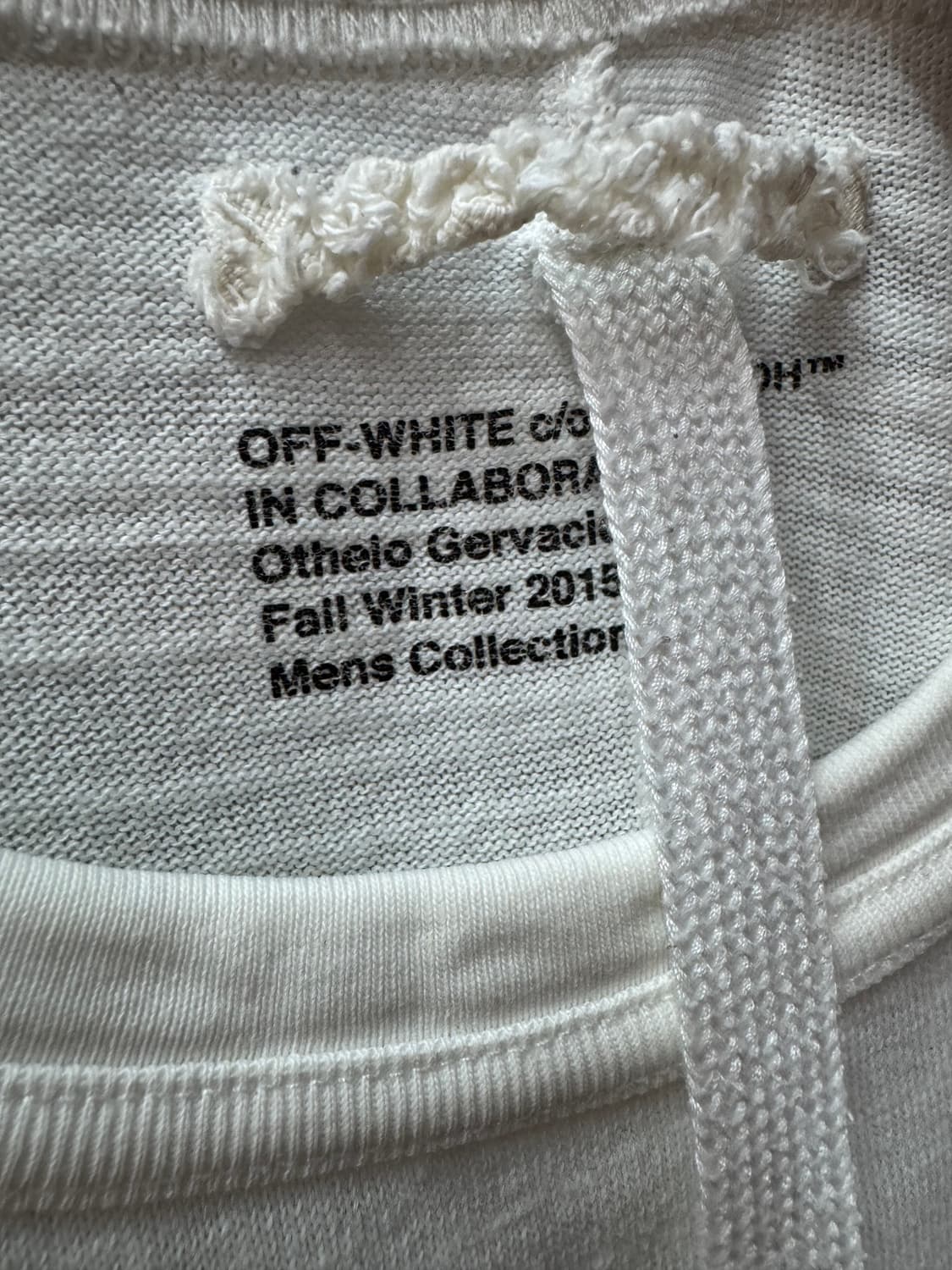 오프화이트 15FW 헤일메리 스컬 헬멧 반팔티 S(XL) 상품이미지5