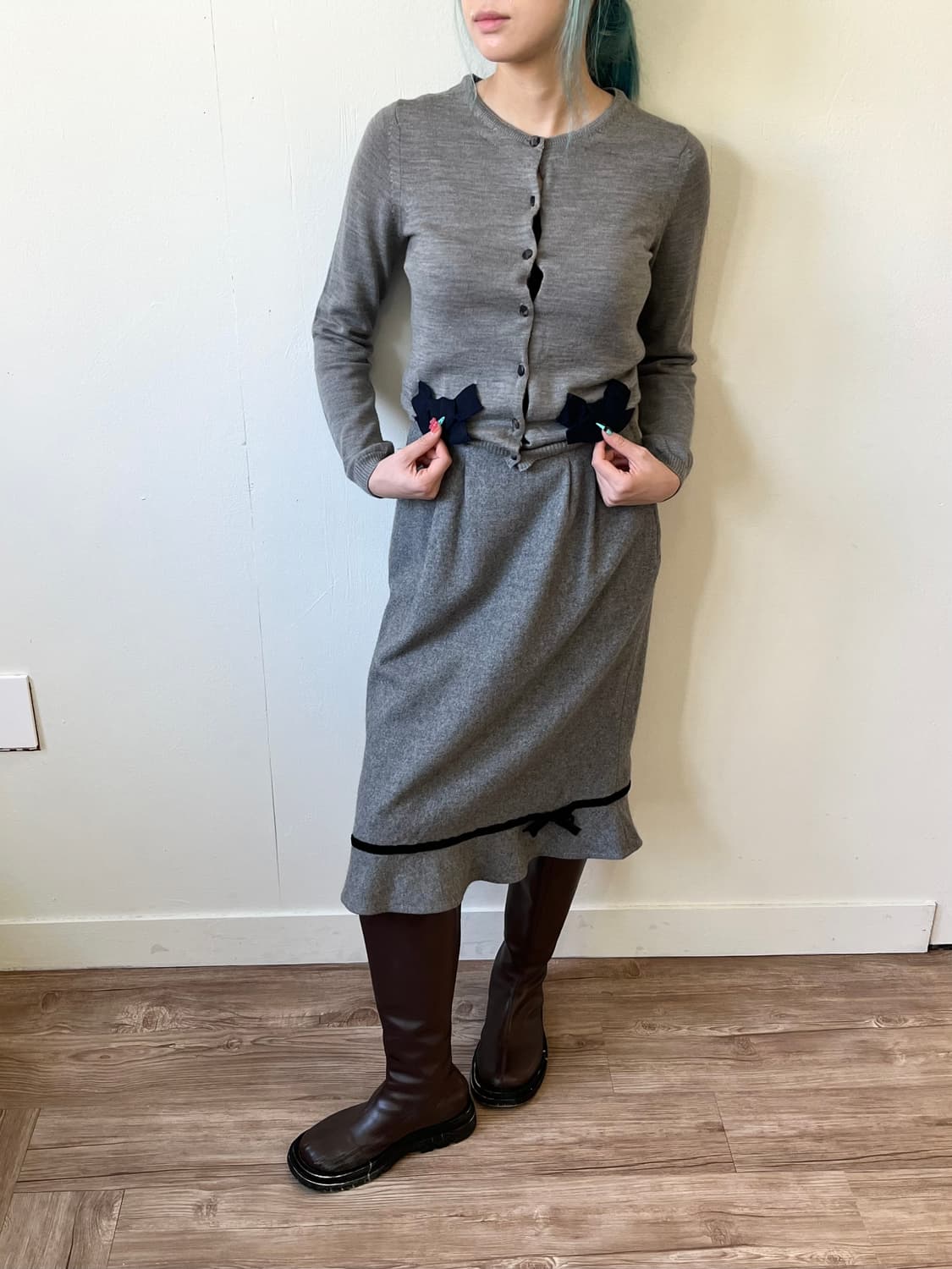 IENA SLOBE 리본 포켓 가디건 상품이미지7