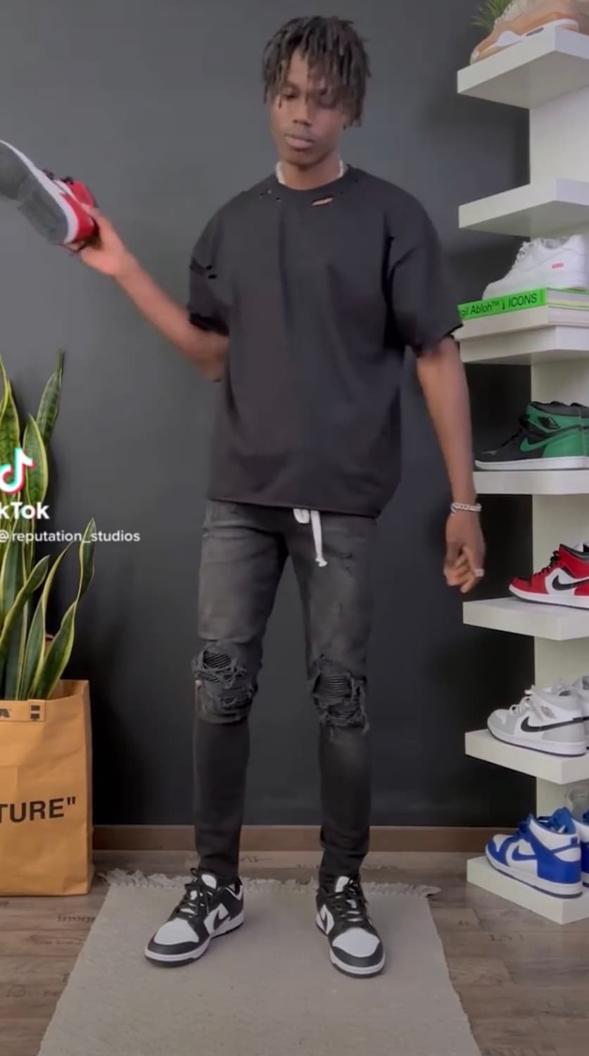 아미리 mx1 레더패치 진 복각팬츠 상품이미지4