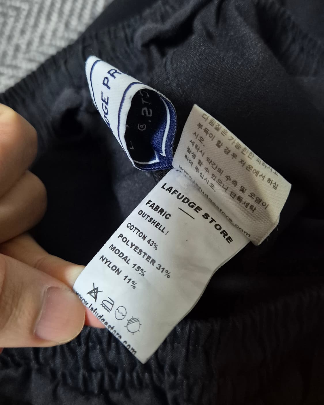 라퍼지스토어 카고팬츠 M 블랙 상품이미지3