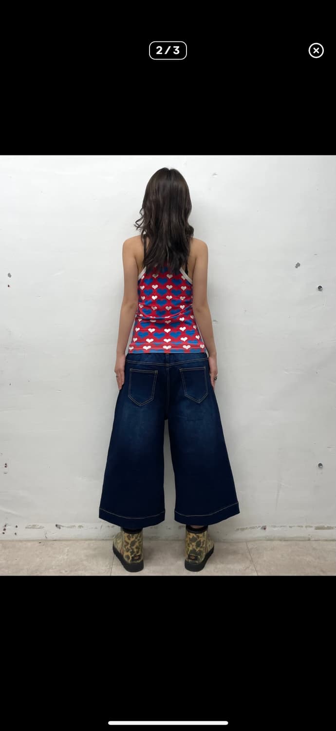 Big Bermuda denim pants 상품이미지2