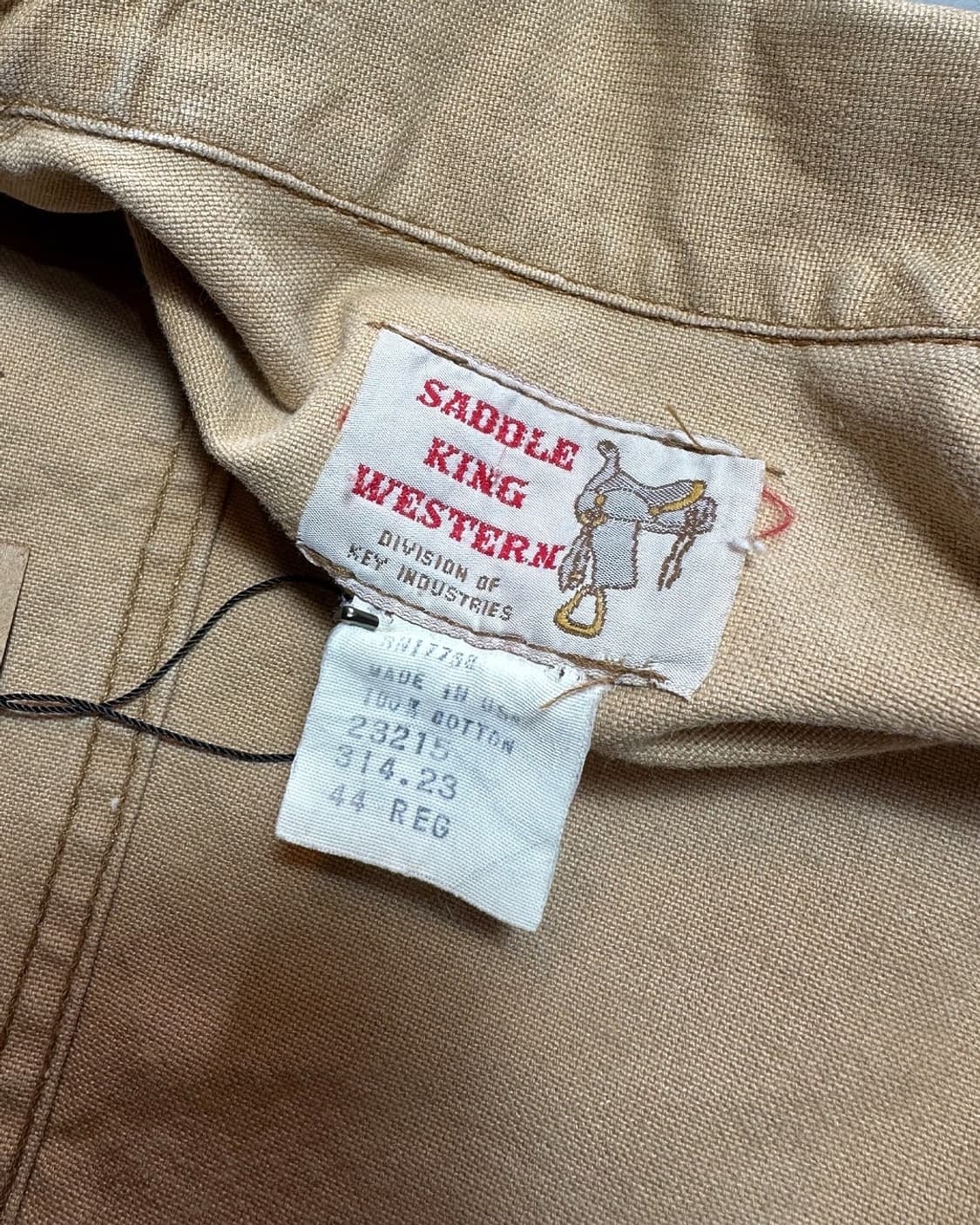 80-90s 페이드 코튼 트러커 자켓 made in usa 상품이미지8