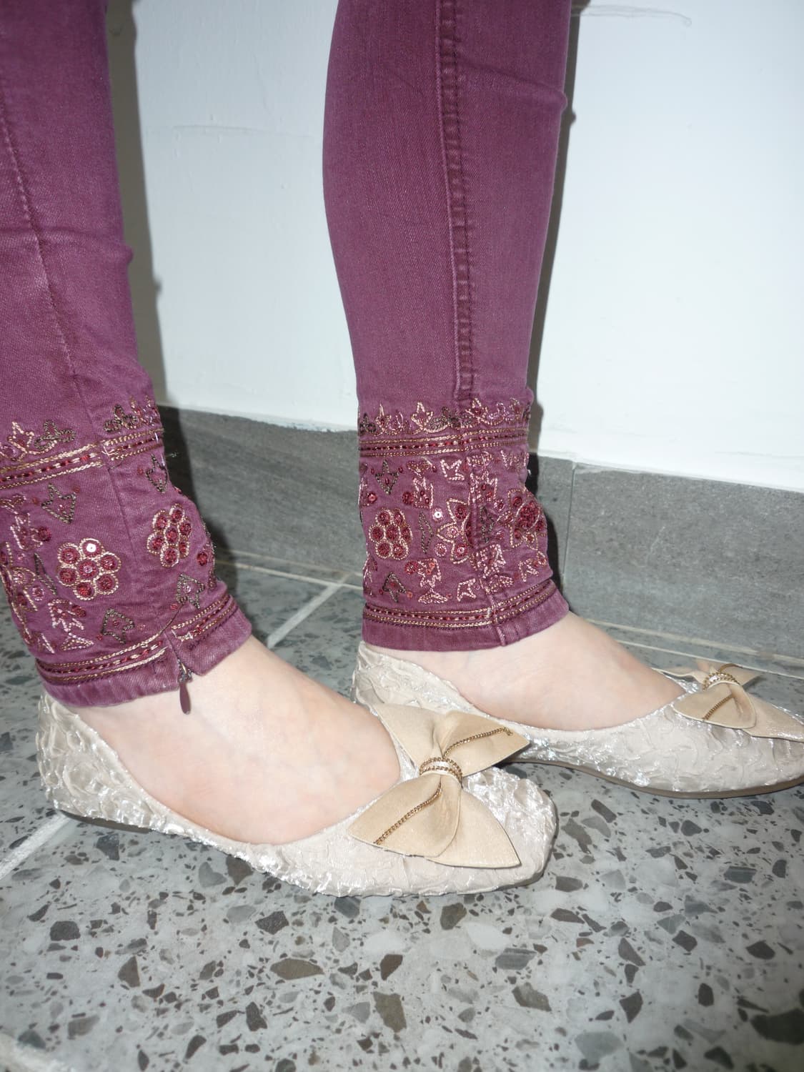 Zipper detail skinny jeans 상품이미지1