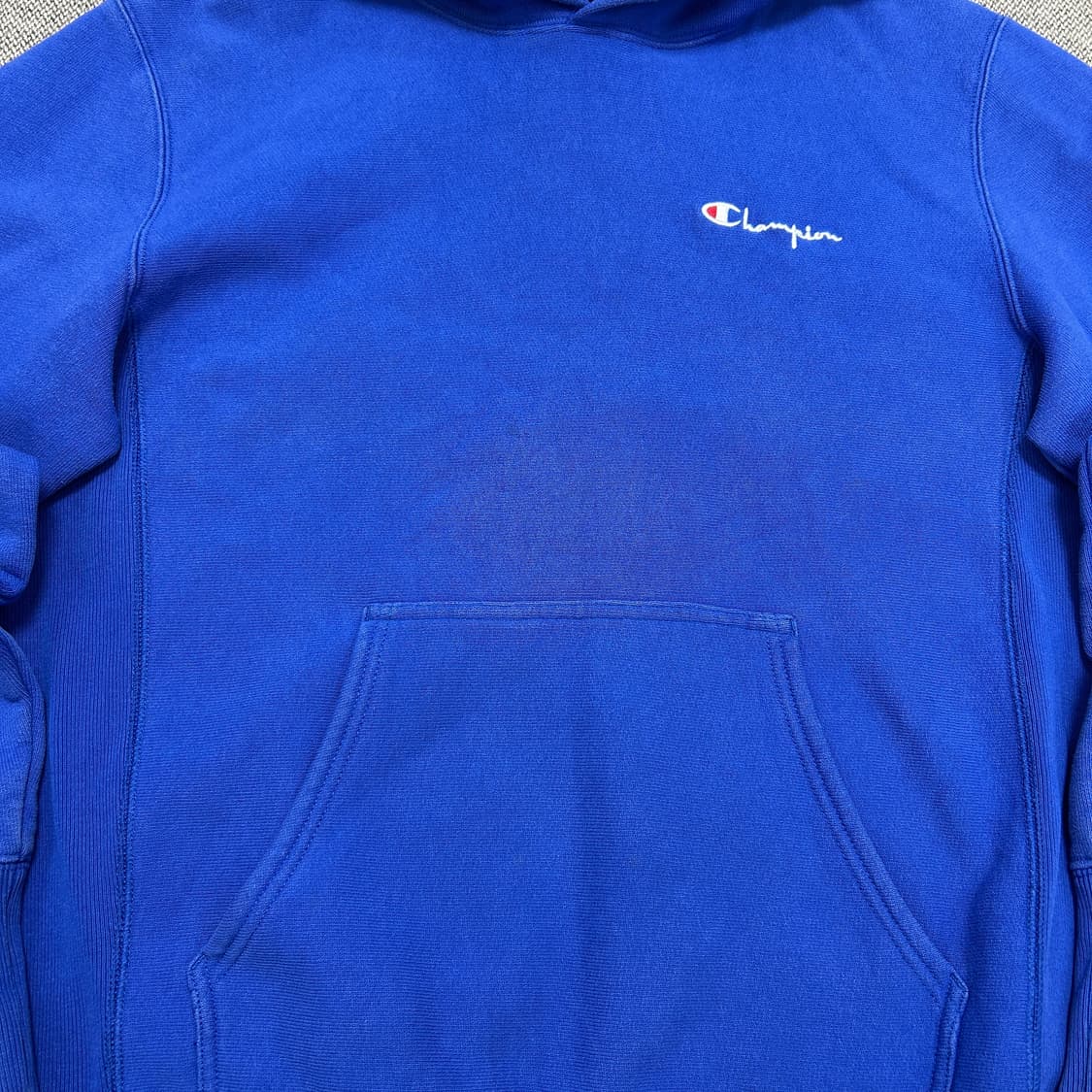 챔피온 블루 리버스위브 후드(L) 상품이미지4