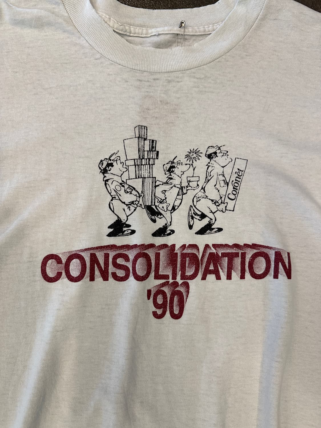 90s 싱글스티치 CONSOLIDATION 90 반팔티 XL 상품이미지3