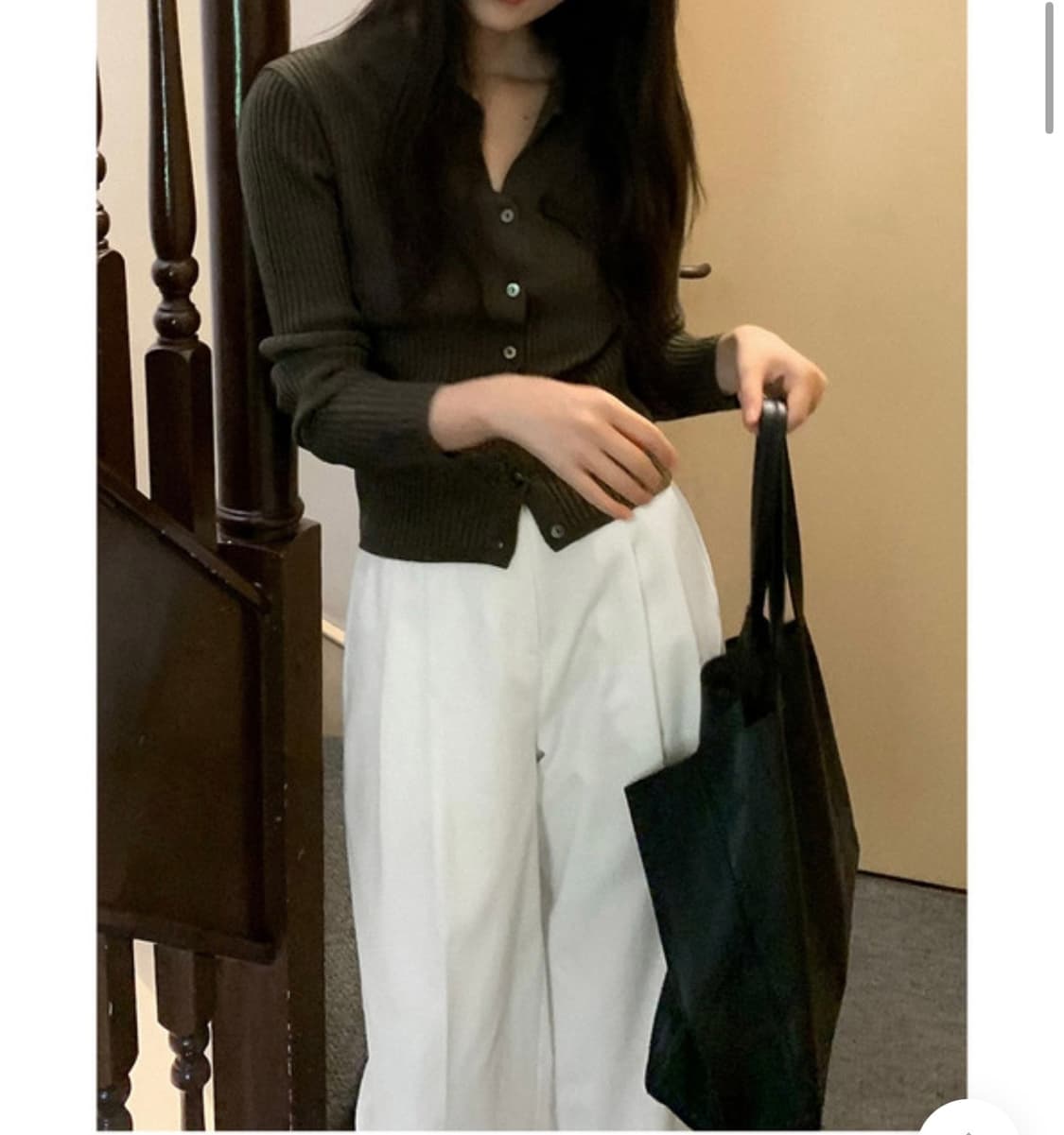 가내스라 제프 코튼 팬츠 아이보리 상품이미지6