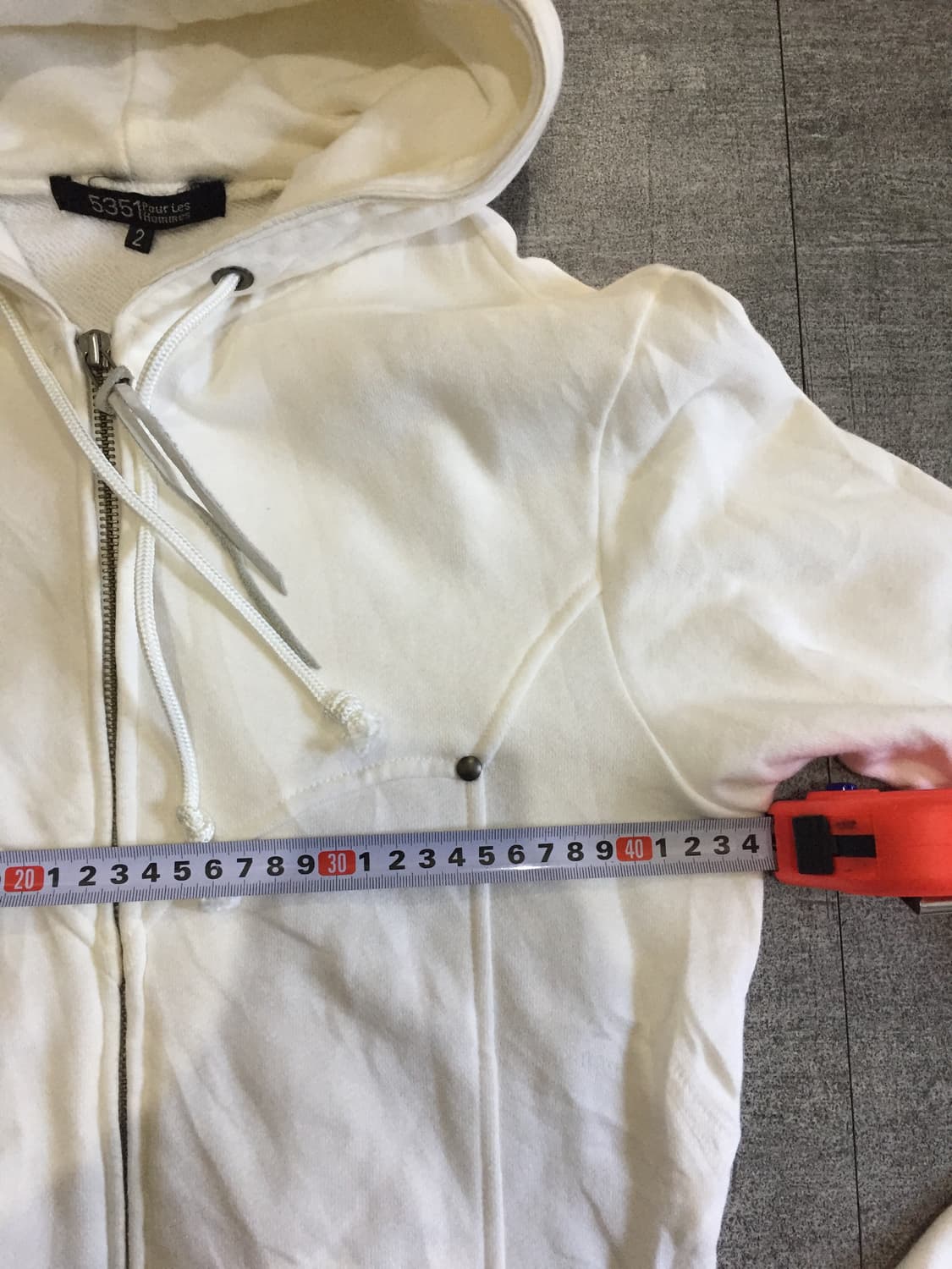 5351hommes 핀터깔y2k 고트 긱시크펑크 포켓 후드집업 상품이미지3