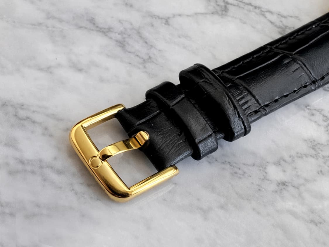 정품 오메가 드빌 쿼츠 그린 금장 빈티지 시계 상품이미지5