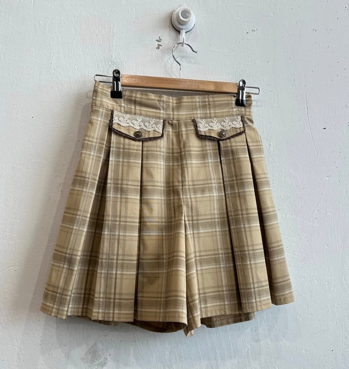 Axes femme plaid shorts 상품이미지2