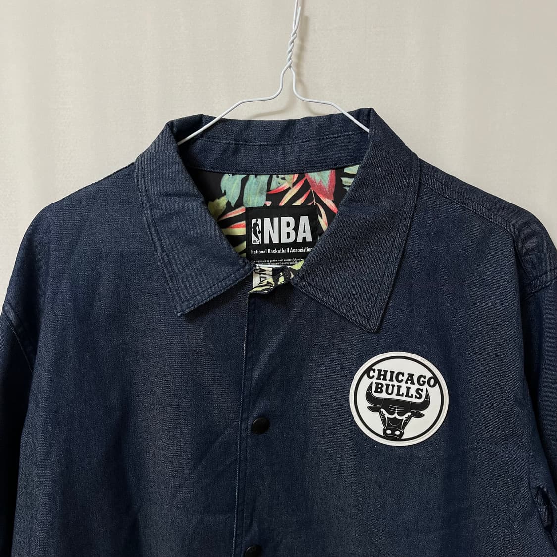 NBA 시카고 불스 데님 코치 자켓 M/95 상품이미지2