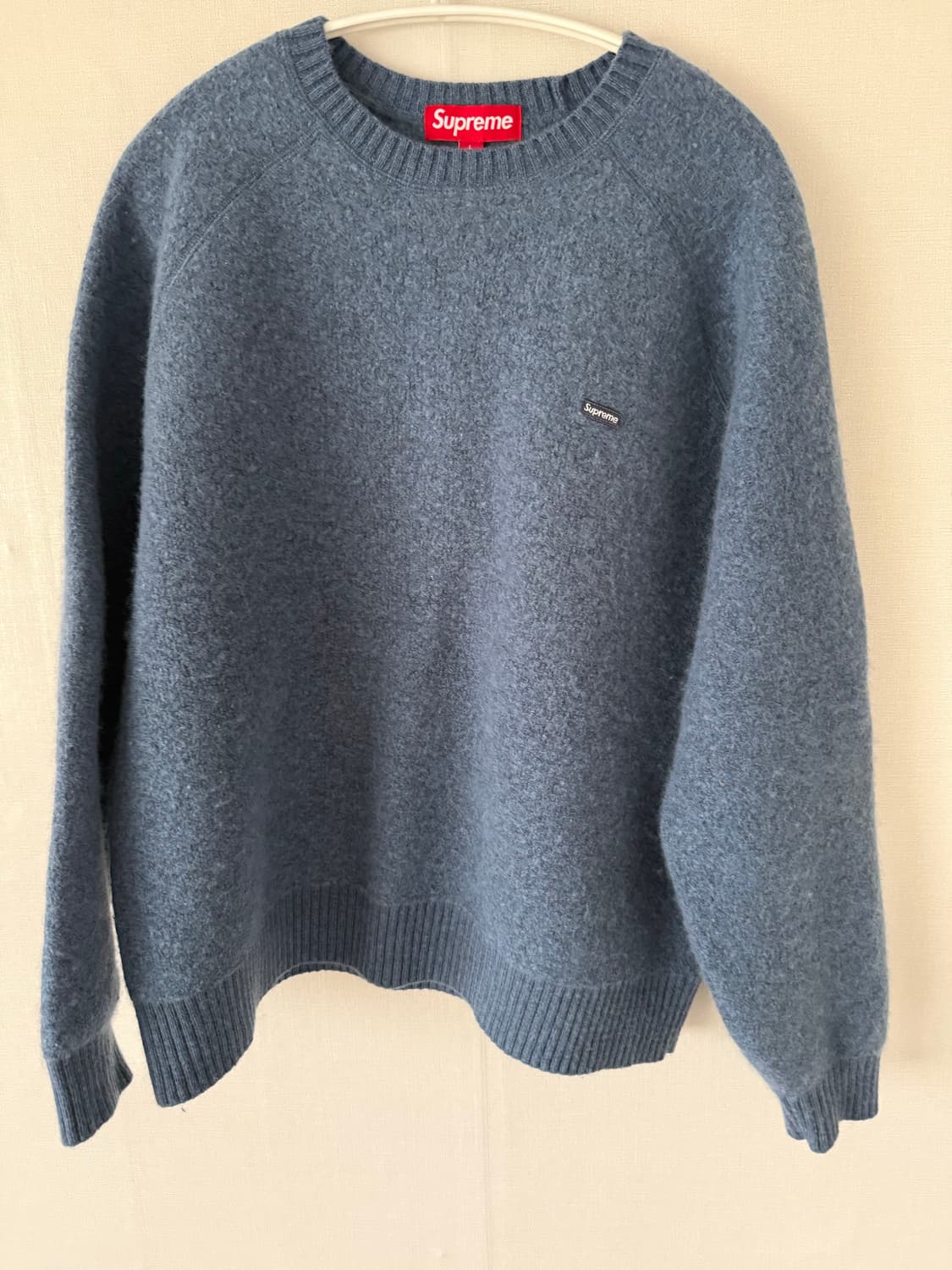 슈프림 테리 스몰 박스 스웨터 블루 (24FW) L사이즈 상품이미지1