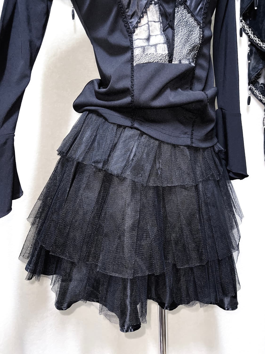 바디라인 고스펑크 고딕 로리타 튜튜 캉캉 샤스커트 서브컬쳐 지하돌 양지뢰 상품이미지2