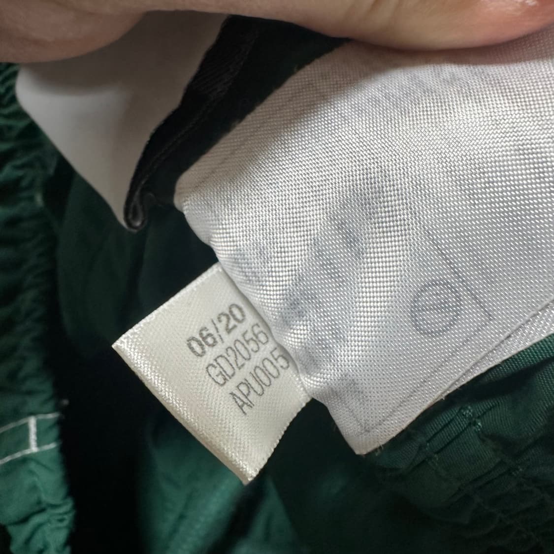 ✨ (바배) 아디다스 그린 우븐 트랙 팬츠 상품이미지6