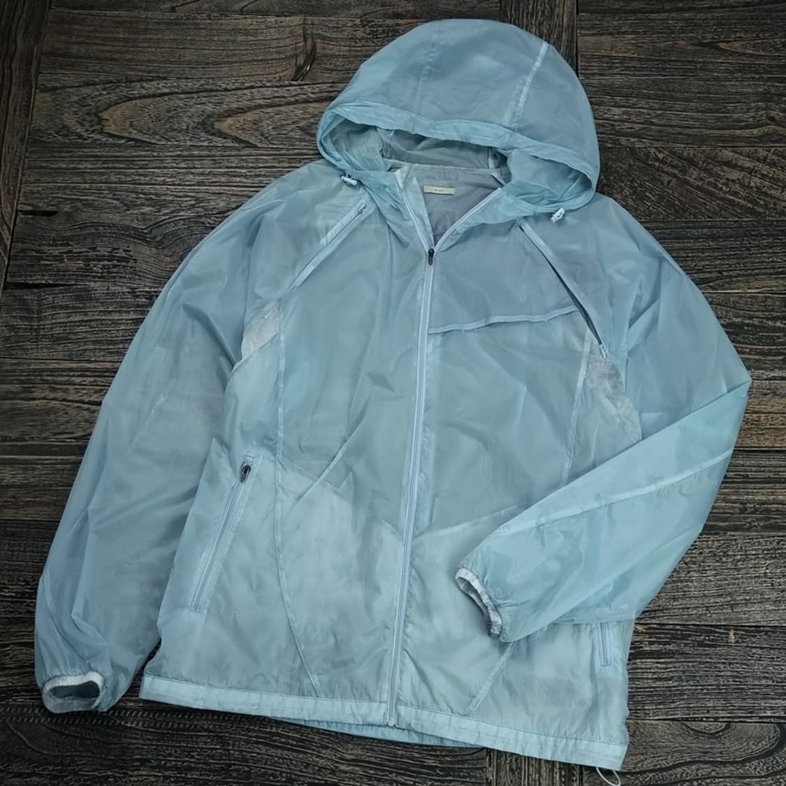 [엑슬림] 시놉시스 2 후드 바람막이 자켓 스카이블루 P01178 상품이미지1