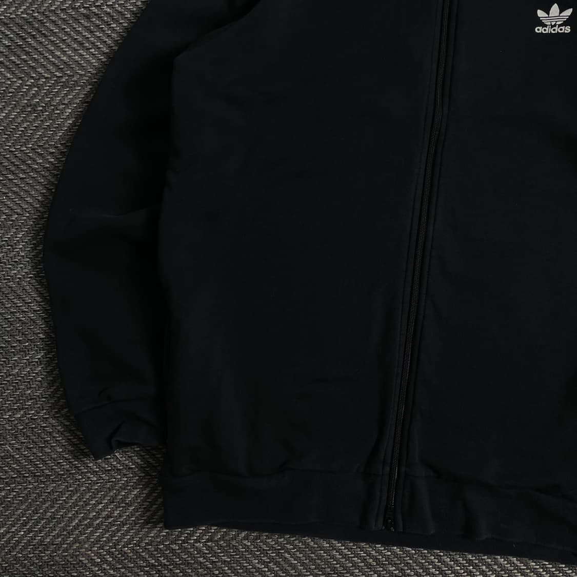 아디다스 미니멀 블랙 트레포일 후드 집업y 2966 상품이미지4