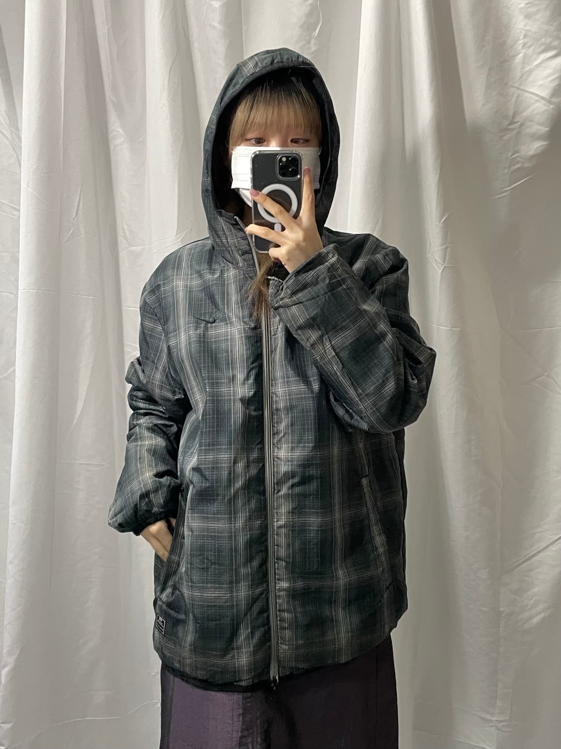 나이키 리버시블 후드 바람막이 XL 상품이미지2