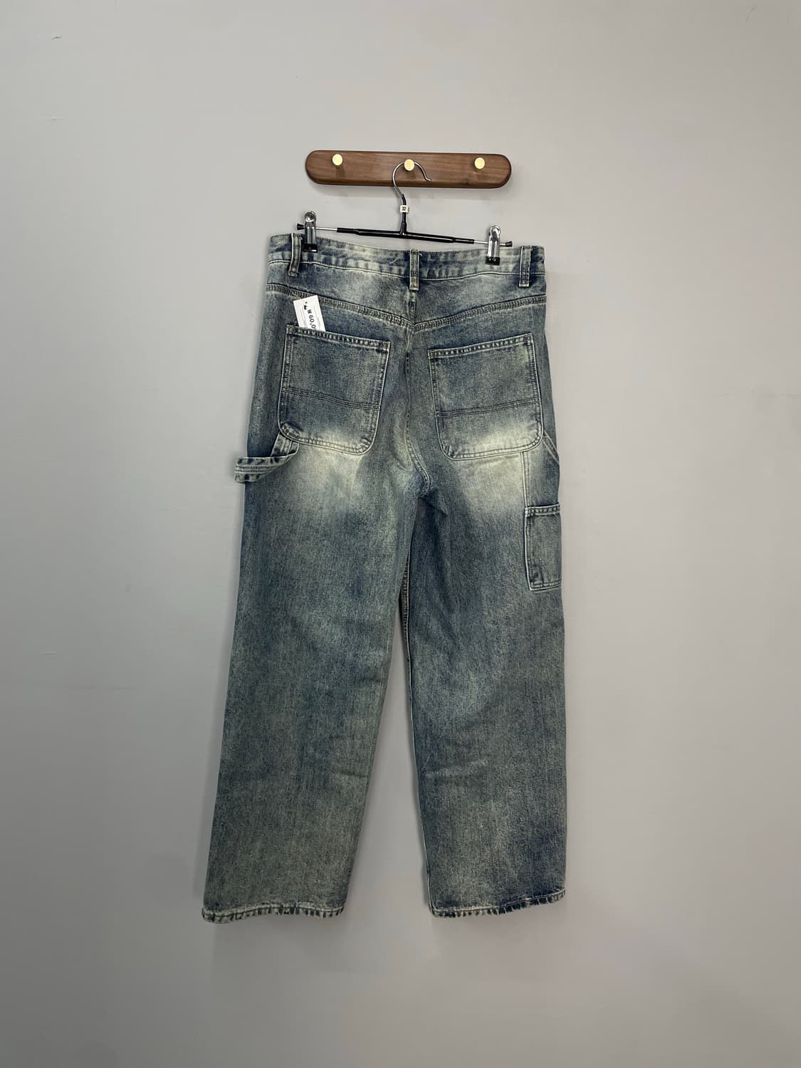 빈티지 워싱 중청 데님팬츠 H1525 상품이미지5