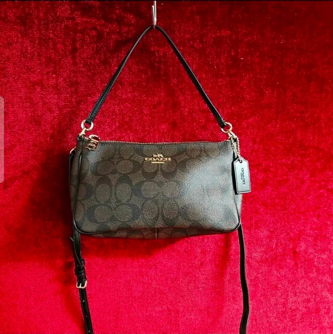 코치(Coach) 시그니쳐 탑핸들 숄더 크로스백 상품이미지1