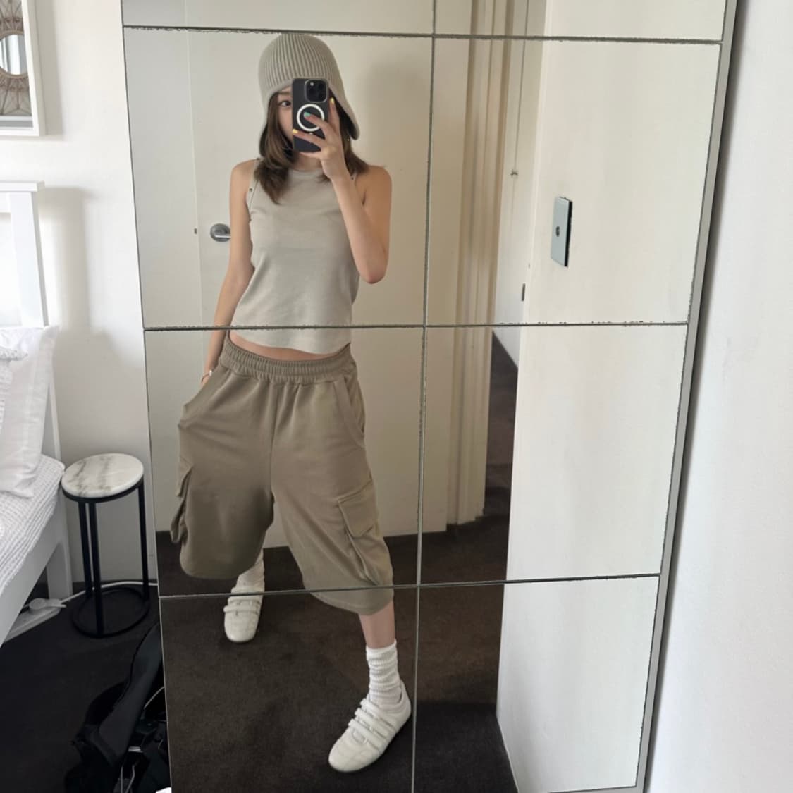 다이닛 DEINET BUNNY BEANIE IN BEIGE 상품이미지4