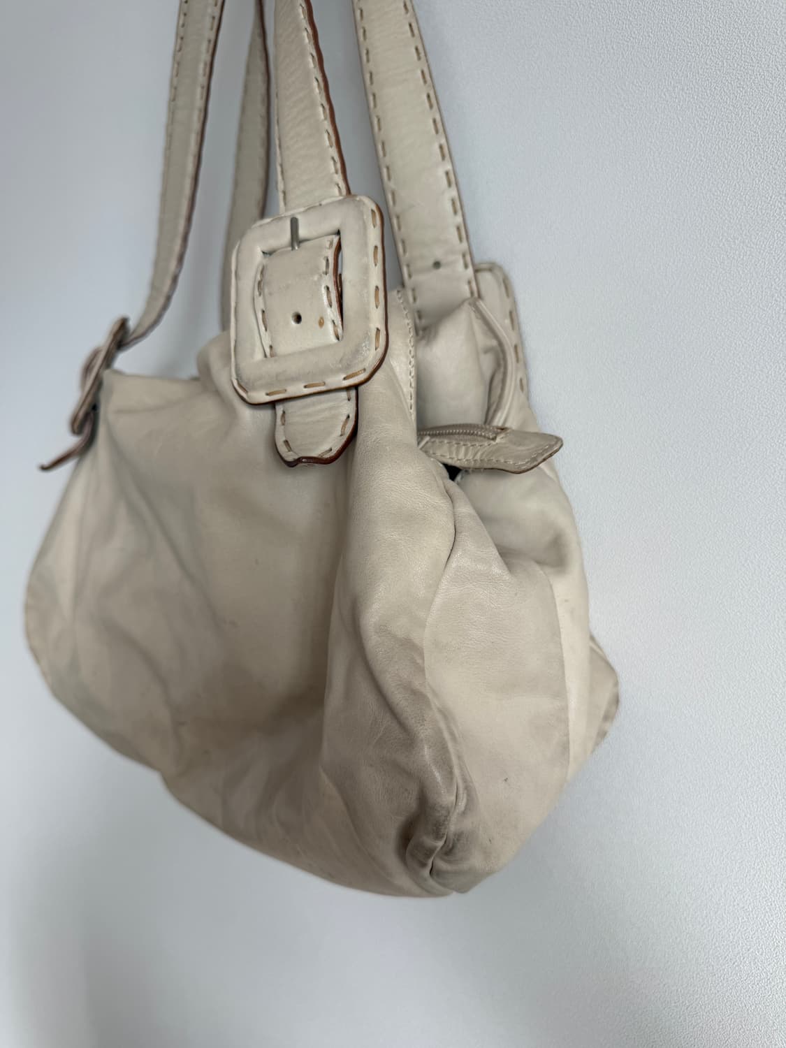 제덴(zeden) 레더 숄더백(얼룩 있음) 상품이미지4