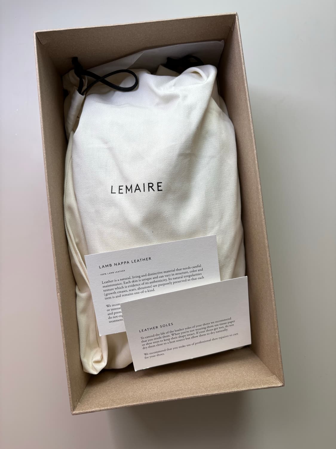[37] LEMAIRE 르메르 더비 화이트 235 상품이미지10