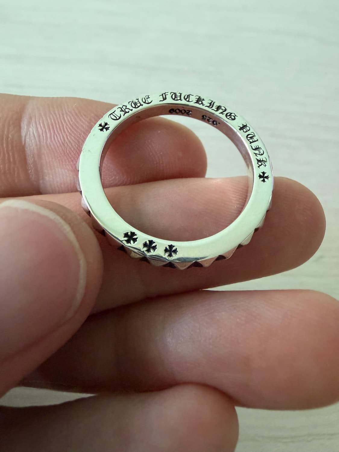 [us9.5] 크롬하츠 TFP 빅펑크링 상품이미지4