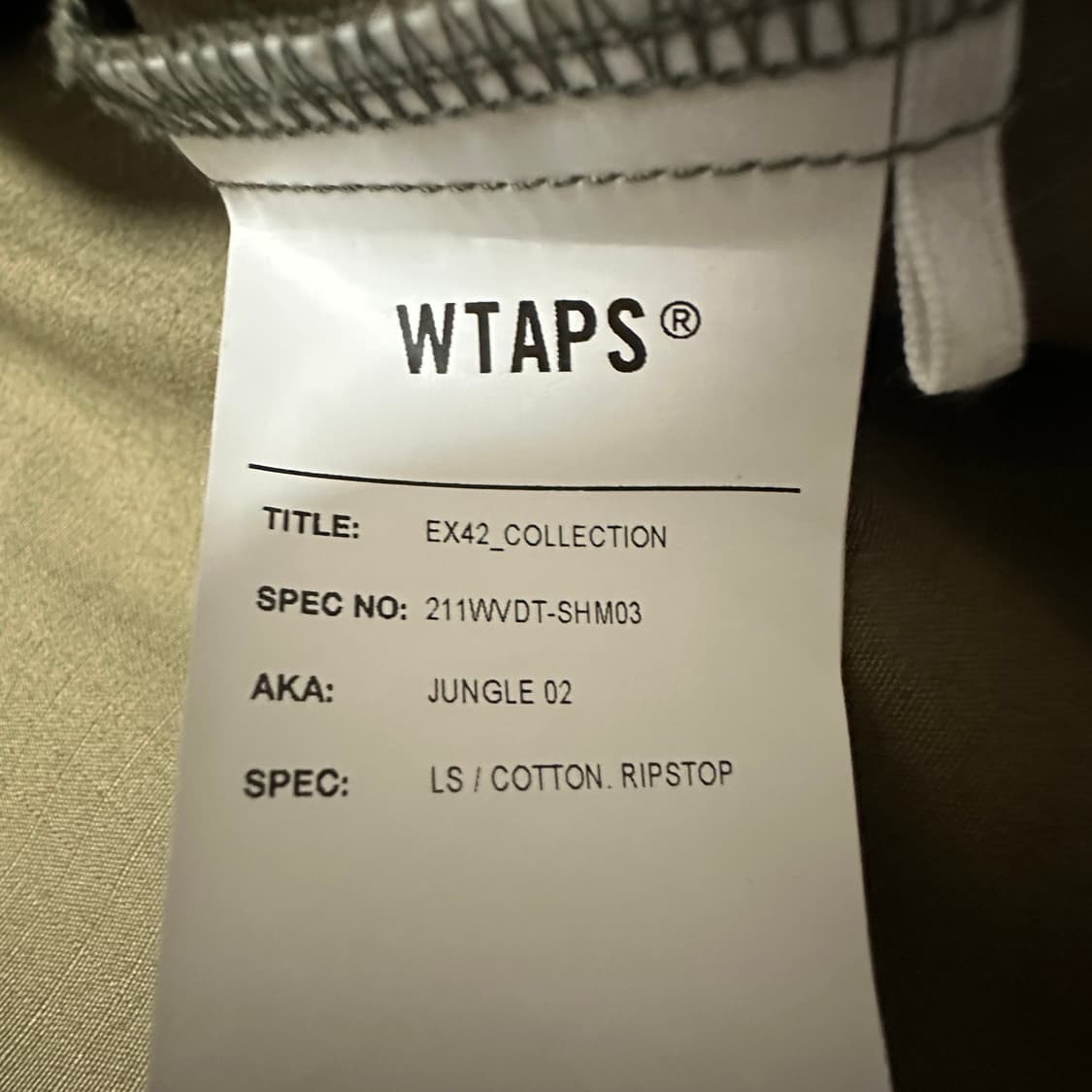 WTAPS jungle jacket 상품이미지4