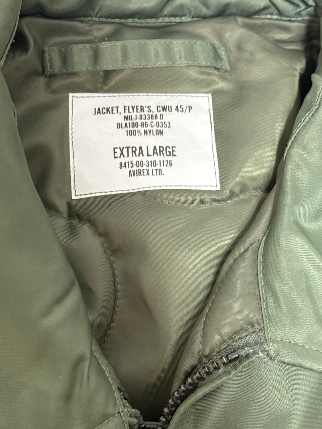 아비렉스 cwu-45p xl 상품이미지2