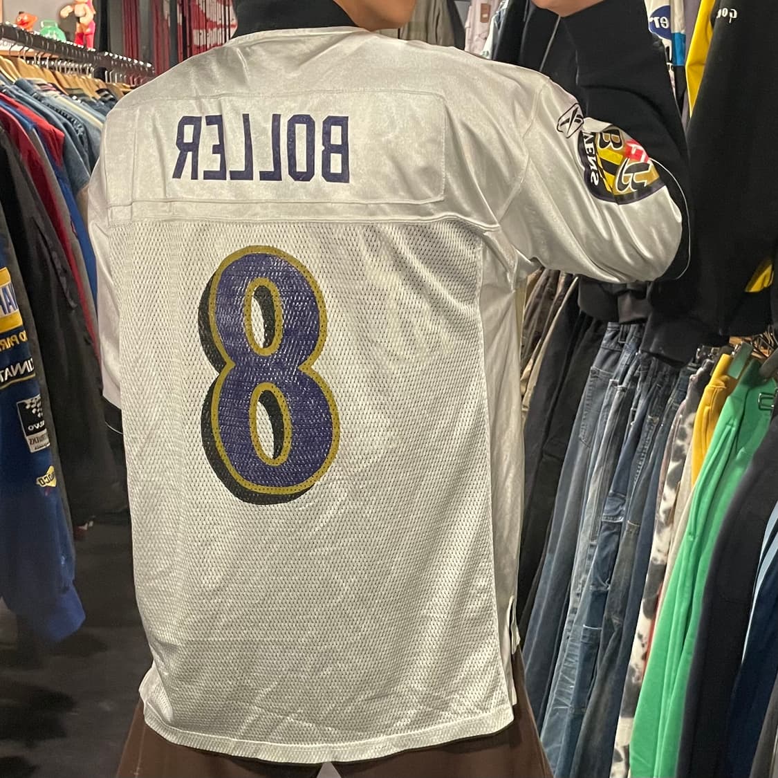 [IM]NFL X Reebok RAVENS 화이트 BOLLER No.8 상품이미지6