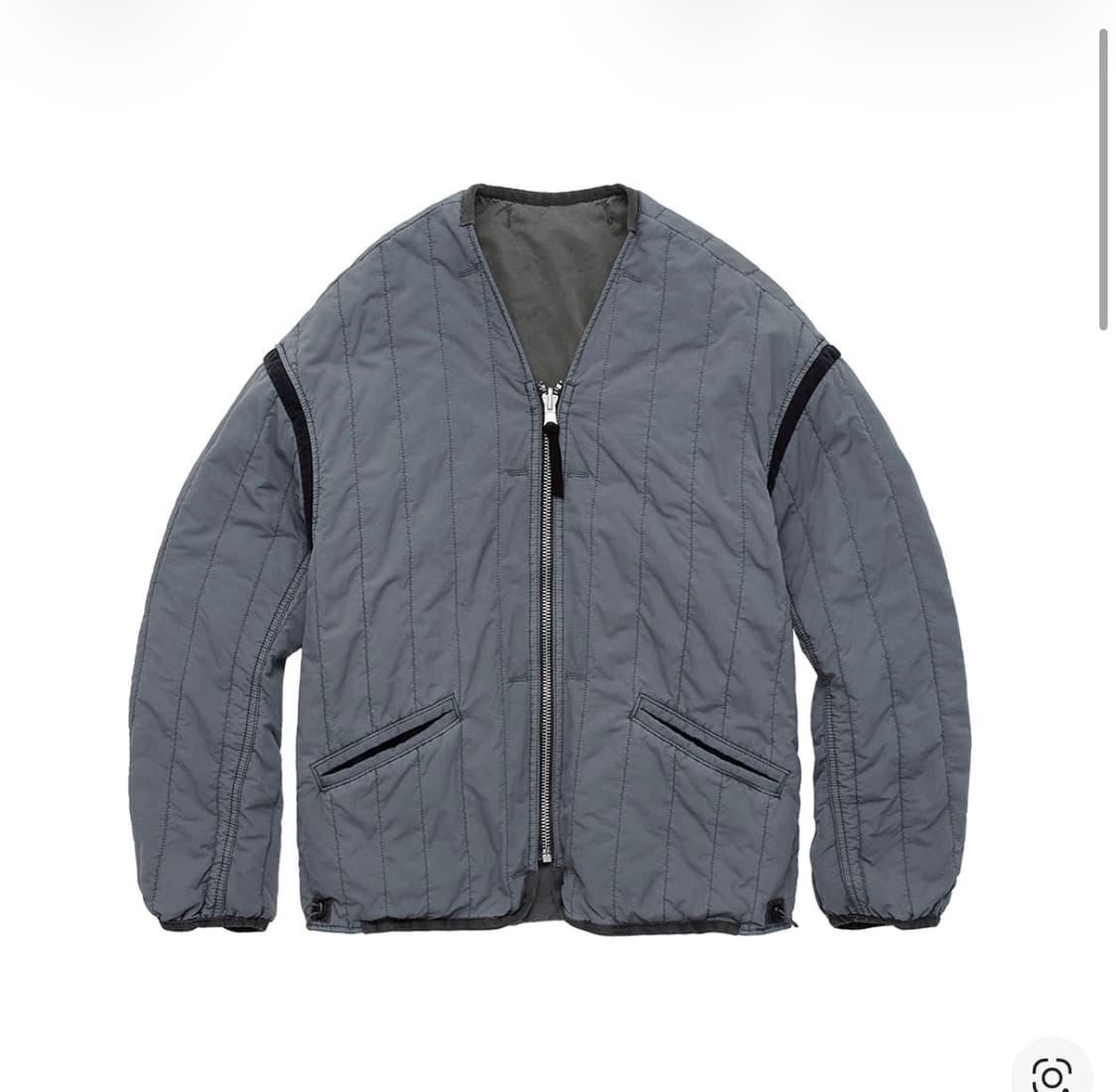 [3] 25ss폴리테루 리버시블 라이너 자켓 세이지 그레이+제이드 상품이미지1