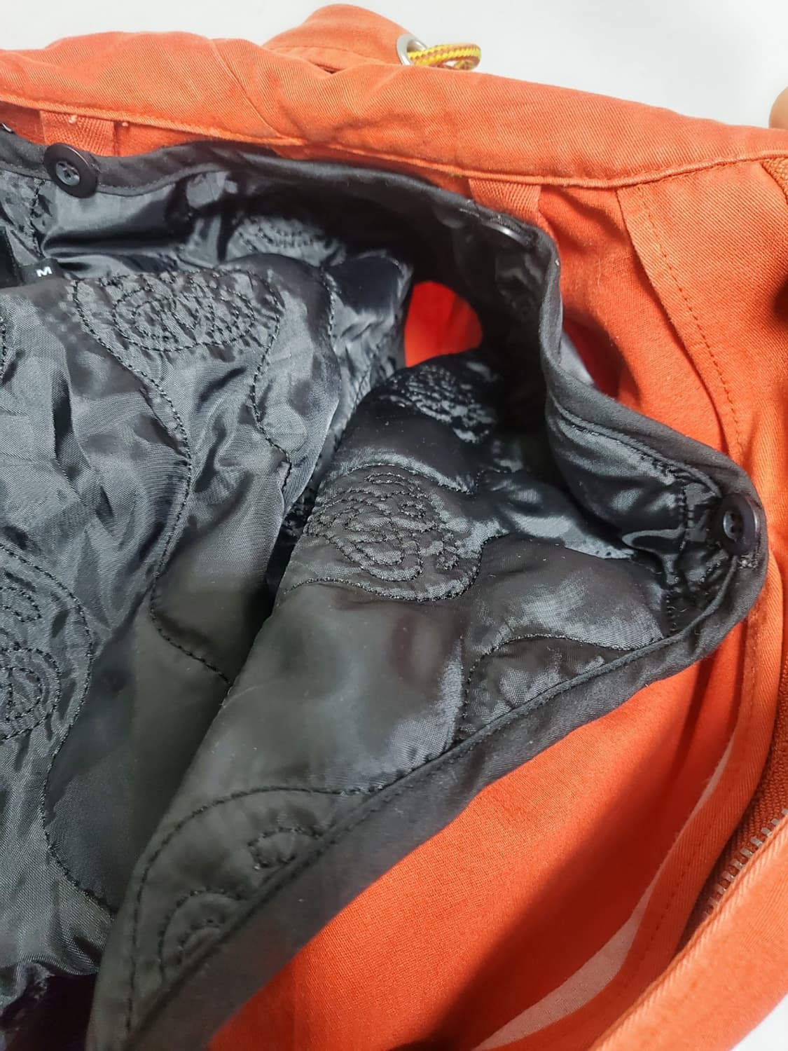 스투시 오렌지색 롱 후드 코트 정품 M사이즈 상품이미지6