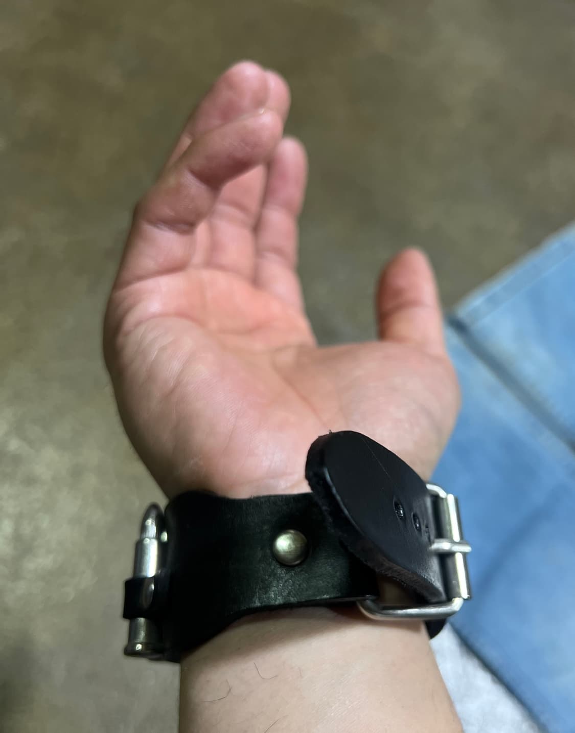 총알 가죽팔찌 상품이미지6