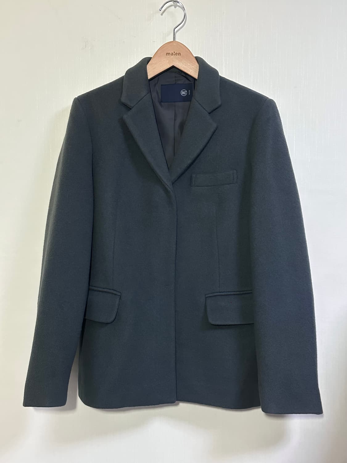 렉토 여성 숏코트 울 블레이저 F/그레이/코트두께 상품이미지2