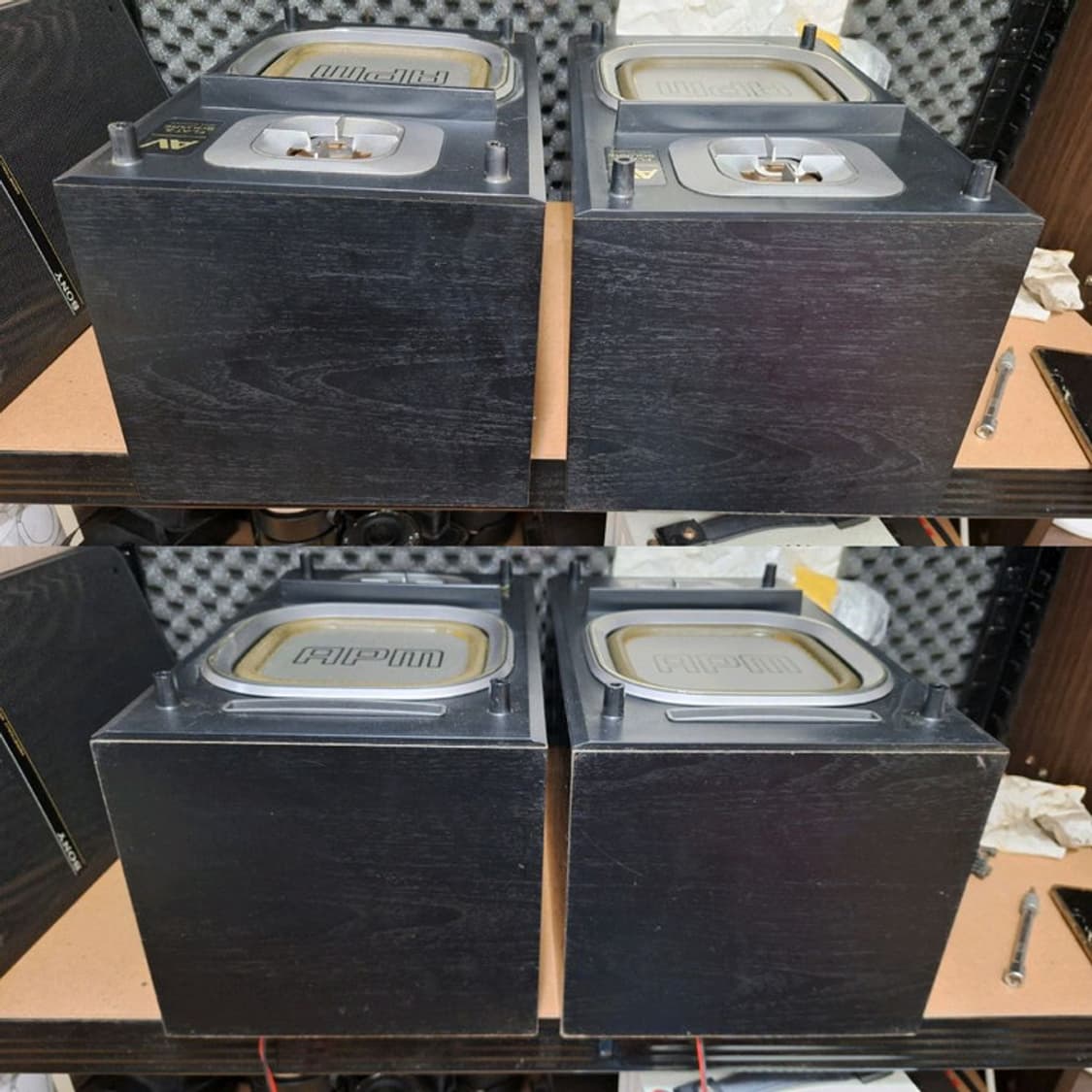 소니 APM-V505AV 평면형 빈티지 스피커 1조 레트로 오디오 앤틱  상품이미지8