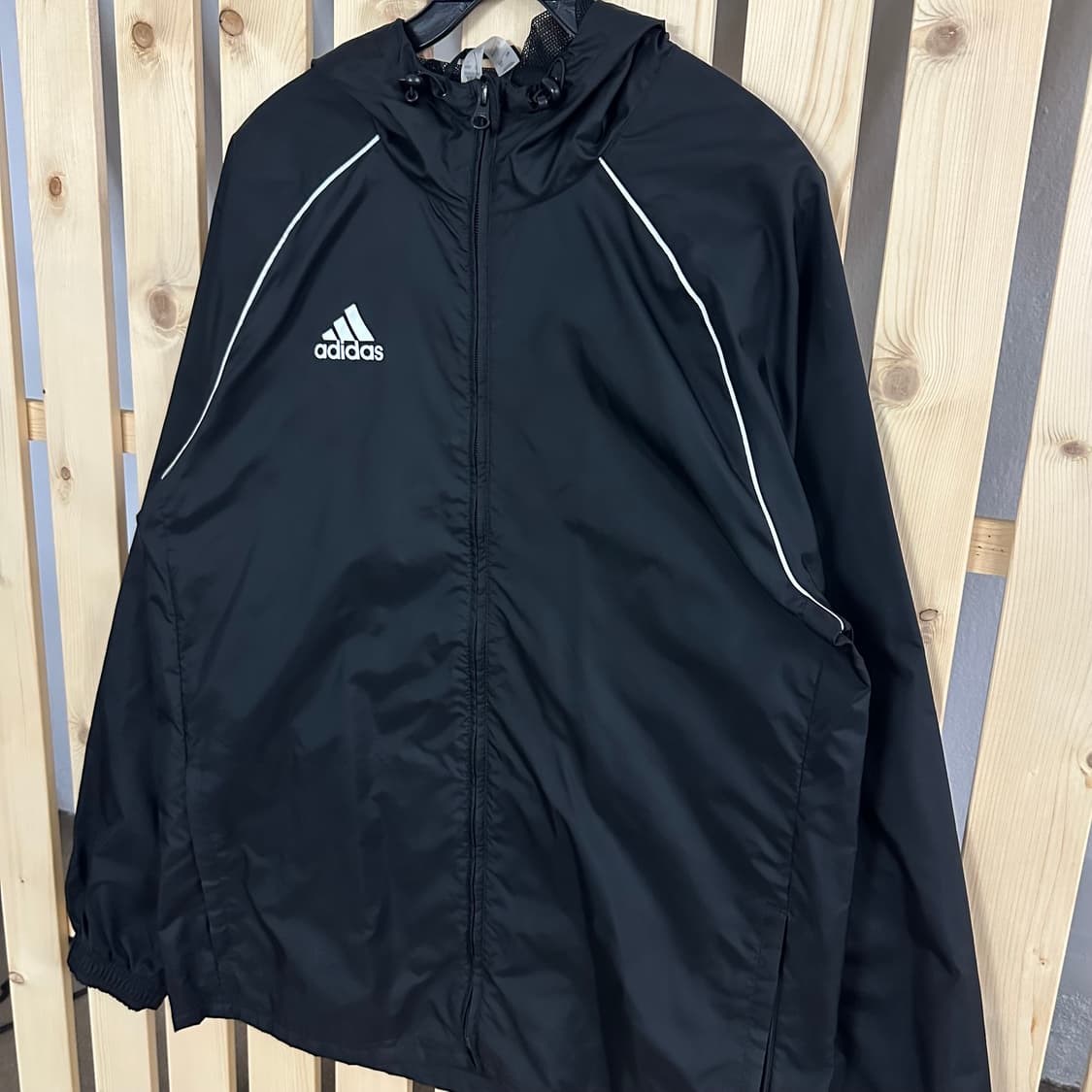 (XL) 아디다스 블랙 바람막이 자켓 상품이미지2